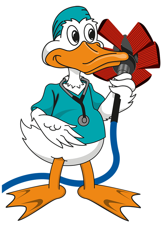 air duct surgeons cleaning logo